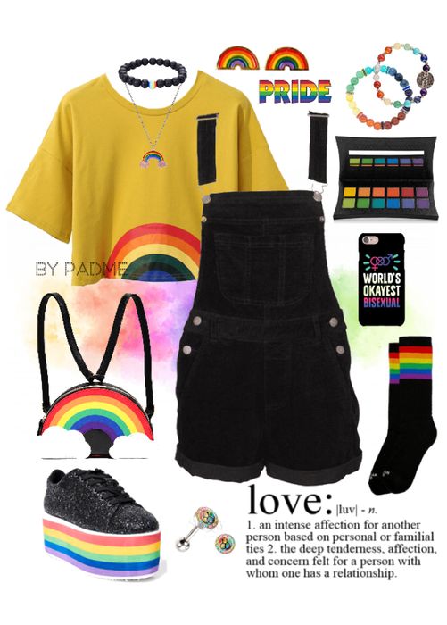 pride Outfit | ShopLook Pride Outfit Ideas, Lgbtq Outfit, Pride Ideas, Parade Outfit, Pride Parade Outfit, Fancy Shirt, Rainbow Outfit, Pride Outfit, Pride Merch