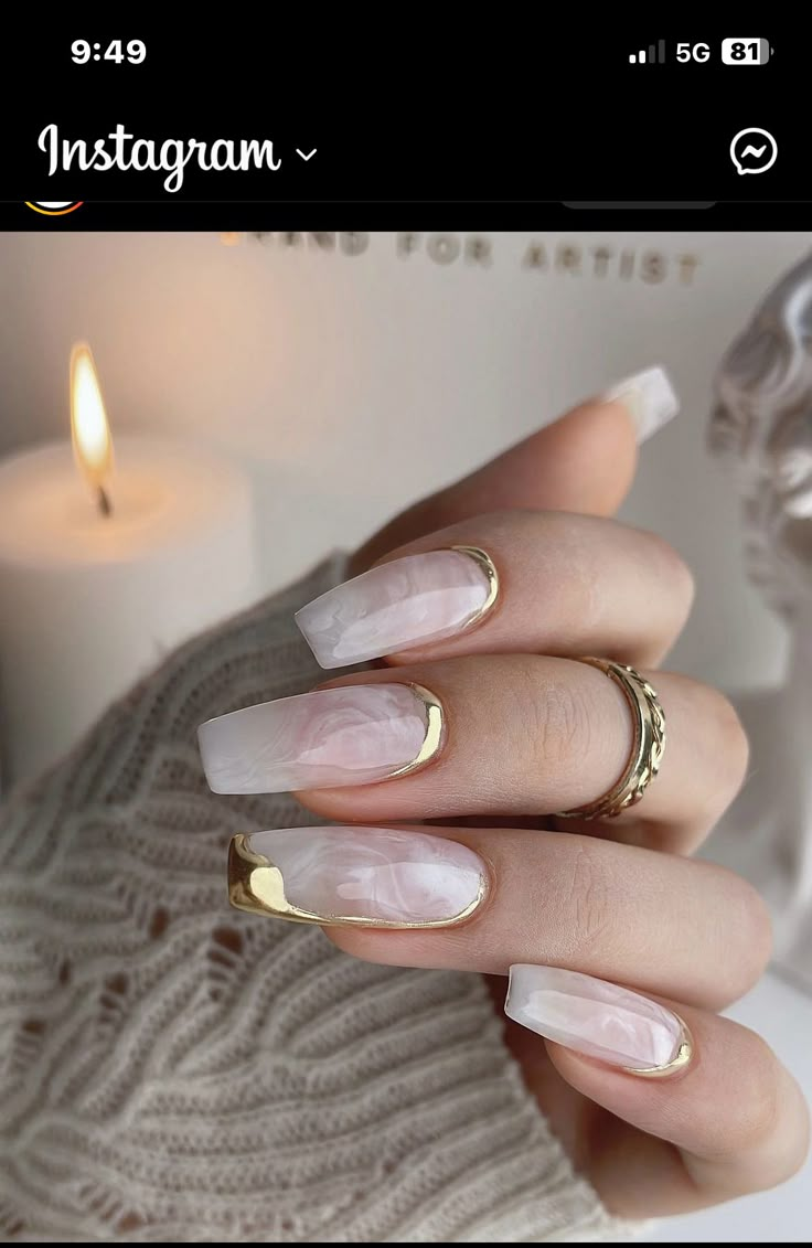 Winter Nails 2023, Nails 2023 Trends, Velvet Nails, Golden Nails, Prom Nail, Milky Nails, Nude Nail Designs, Popular Nails, 2023 Trends