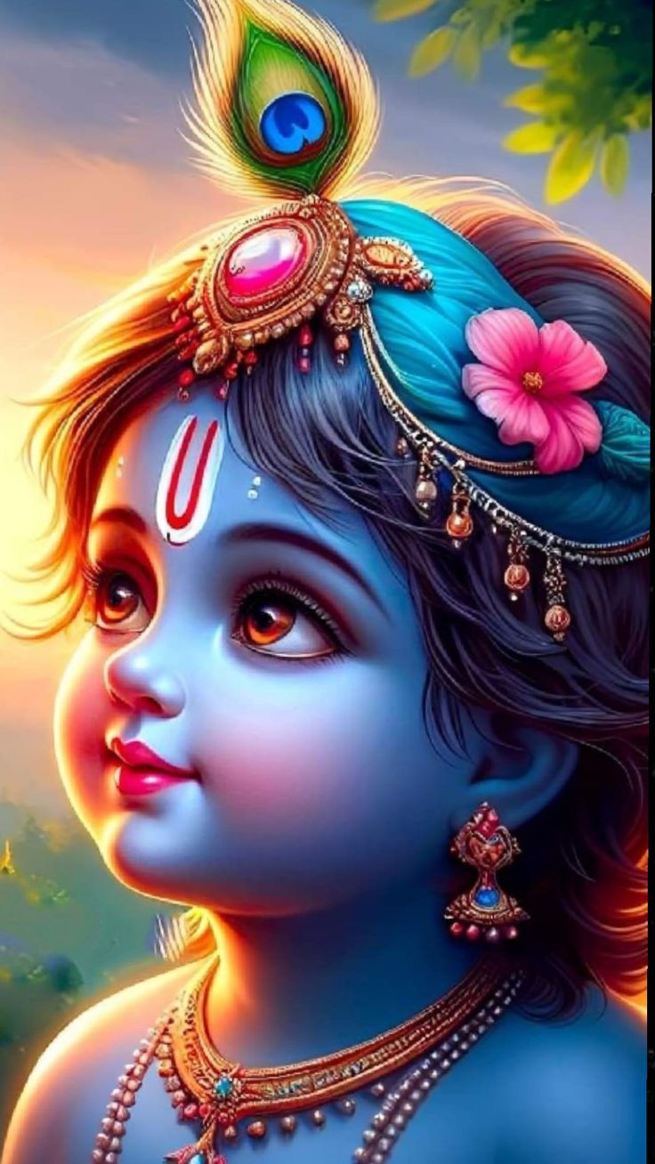 Cute Bal Krishna Hd Wallpaper, Little Kanha Ji Images, Krishna Krishna, Happy Ganesh Chaturthi Images, Krishna Drawing, L Wallpaper, Shree Krishna Wallpapers, Shri Ram Photo, Little Krishna