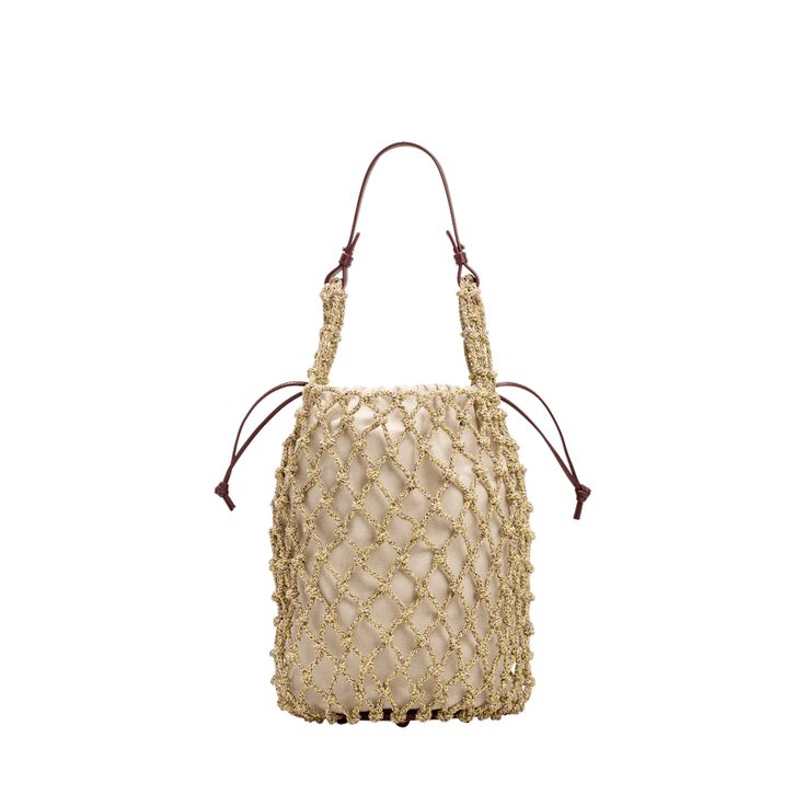 Bottega Veneta "Salina" top handle bag in leather and cotton canvas  Detachable interior drawstring canvas pouch Open top Strap, approx. 11" drop  Approx. 7.9"W x 12.6"H Made in Italy Evening Straw Bag With Leather Handles, Beige Bucket Bag With Braided Handles For Shopping, Beige Bucket Shaped Satchel With Top Handle, Evening Shoulder Bag With Bamboo Handle In Natural Color, Evening Bag With Bamboo Handle In Natural Color, Top Handle Straw Bag With Dust Bag For Shopping, Natural Shoulder Bag With Bamboo Handle For Evening, Natural Color Evening Bag With Bamboo Handle, Natural Color Evening Bags With Bamboo Handle