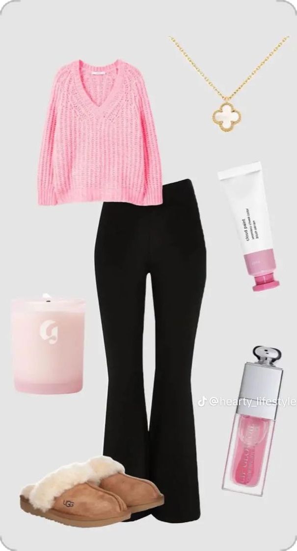 Pink Outfits Comfy, Pink Outfit Inspo Casual, Comfy Pink Outfits, Pink Comfy Outfits, Outfit Ideas For School Comfy, Fall Outfits Pink, Pink Fall Outfits, Pink Sweater Outfit, Lazy Fits