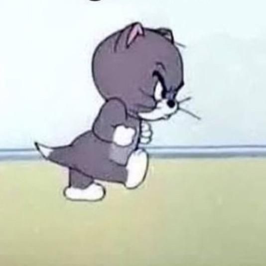 an animated image of a cat running on the ground with its paw in the air