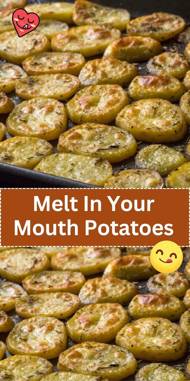 meat in your mouth potatoes with text overlay that reads melt in your mouth potatoes