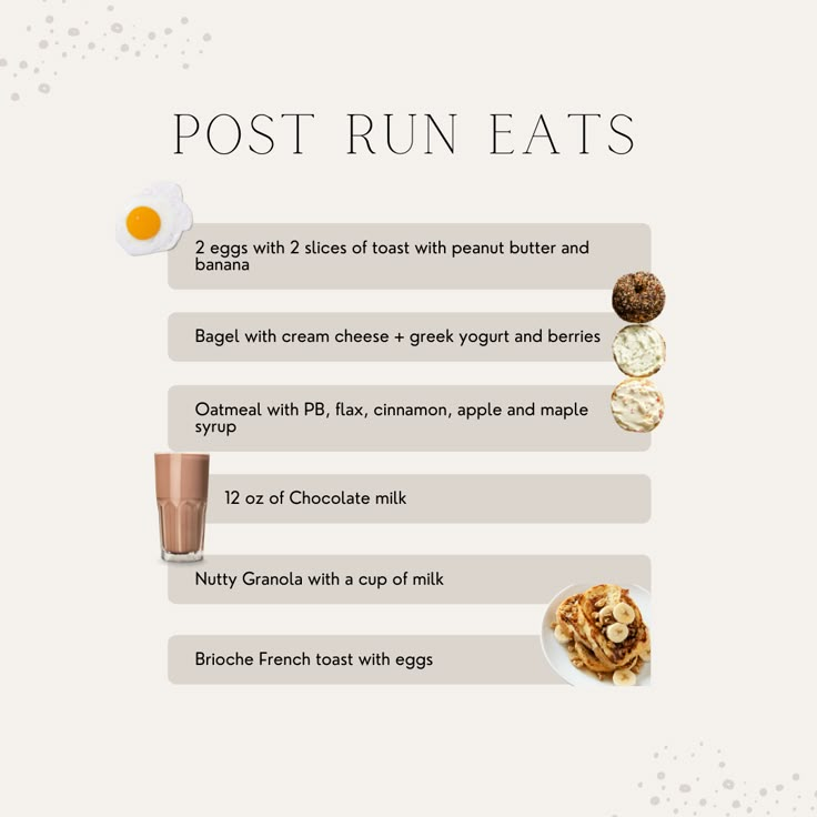 Pre And Post Run Food, What To Eat After A Run, What To Eat Before A Run, Pre Run Food, Post Run Food, Runners Breakfast, Running Snacks, Runner Nutrition, Running Recipes