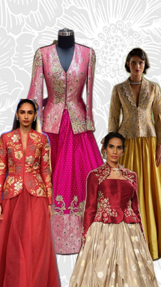 Lengha Blouse Designs, Long Blouse Designs, Wedding Lehenga Designs, Fashion Design Patterns, Salwar Kamiz, Traditional Indian Outfits, Indian Gowns, Designer Party Wear Dresses, Designer Dresses Casual