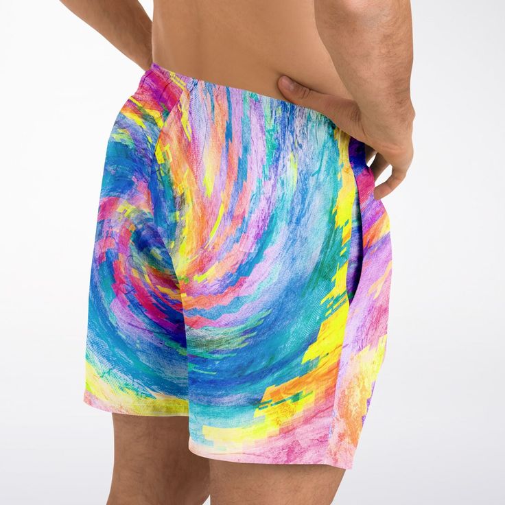 Look and stay cool with these shorter-length swim trunks that hit above the knee. They come in a fast-dry fabric, and feature a drawstring waistband, mesh basket lining and mesh-lined side pockets. • Fabric: 100% Polyester Twill • Elastic waistband • Round drawstring • Mesh basket lining • Mesh-lined side pockets • Fast-dry fabric • High definition printing colors Shipping from China (allow 21 days to reach worldwide destinations on average) Multicolor Bottoms With Built-in Shorts For Pool, Sporty Multicolor Swim Trunks For Beach Season, Multicolor Swim Trunks With Elastic Waistband For Vacation, Summer Multicolor Swim Trunks For Water Sports, Summer Multicolor Bottoms For Water Sports, Sporty Multicolor Swim Trunks For Surfing, Multicolor Drawstring Swim Trunks For Summer, Multicolor Bottoms For Beach Season Water Sports, Multicolor Swim Trunks With Elastic Waistband For Beach