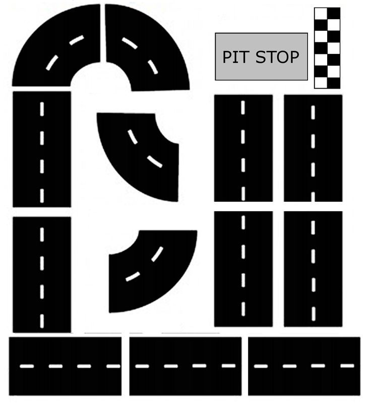 an image of the number three with roads going in different directions and numbers on each side