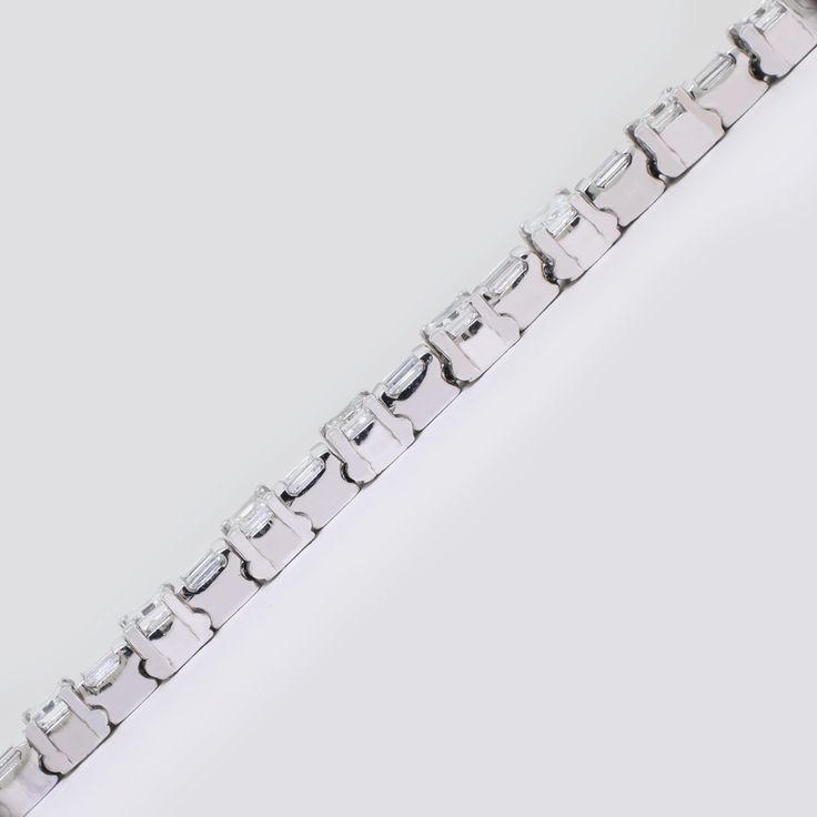 Diamond Tennis Bracelet - Platinum - 15.15ct.-Da Vinci Fine Jewelry Swiss Luxury Watches, Swiss Luxury, Diamond Tennis Bracelet, Bracelet Style, In Addition, Tennis Bracelet Diamond, Emerald Cut Diamonds, Tennis Bracelet, Diamond Stone