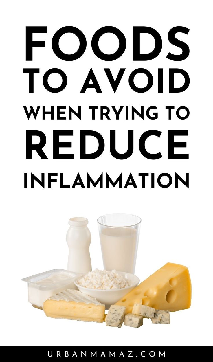 foods to avoid when trying to reduce inflamation