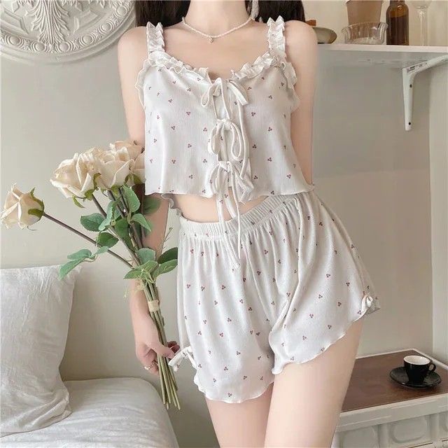 Women Nightwear Dresses, Nightwear Dress, Style Kawaii, Sleepwear Fashion, Cute Sleepwear, Cute Pajama Sets, Cute Dress Outfits, Night Dress For Women, Kawaii Fashion Outfits