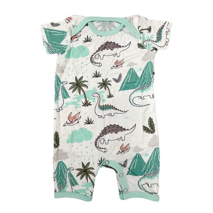 Our amazingly soft shortalls are the perfect one piece outfit to keep your babe feeling cool and comfy. These soft as butter shortalls are perfect for spring and summertime lounging. Lap shoulder design and snaps on legs makes for easy breezy changing. Made with super soft bamboo. 93% bamboo and 7% spandex Wash cold with like colors; stays soft wash after wash Snaps on bottom Lap shoulder Spring Short Sleeve Bodysuit For Playwear, Playful Short Sleeve Onesie For Spring, Spring Short Sleeve Playwear Bodysuit, Spring Short Sleeve Onesie For Loungewear, Cotton Bubble Romper For Playwear, Cute Bubble Romper With Short Sleeves For Loungewear, Cute Short Sleeve Bubble Romper For Loungewear, Spring Short Sleeve Bodysuit For Playtime, Casual Short Sleeve Bodysuit For Spring Playtime