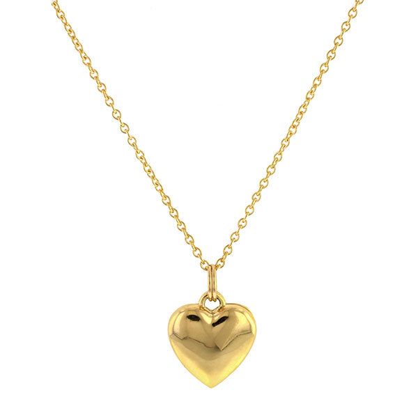 Designed as a heart which can be split in half to reveal a convex heart on one half and a concave heart on the other side that fit together to complete the whole. Designed to be shared with your favorite person. Available in 18k yellow gold or Sterling Silver. Each comes with two coordinating chains. Classic Polished Heart Necklace For Valentine's Day, Yellow Gold Heart Cut Birthstone Necklace, Yellow Gold Double Heart Jewelry With Polished Finish, Tarnish Resistant Heart Necklace For Anniversary, Classic Yellow Gold Double Heart Necklace, Dainty Double Heart Yellow Gold Necklace, Yellow Gold Heart Pendant With Detail, Classic Gold Heart Necklace With Polished Finish, Yellow Gold Heart Cut Jewelry With Heart Detail