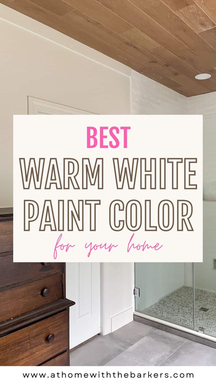 the best warm white paint color for your home