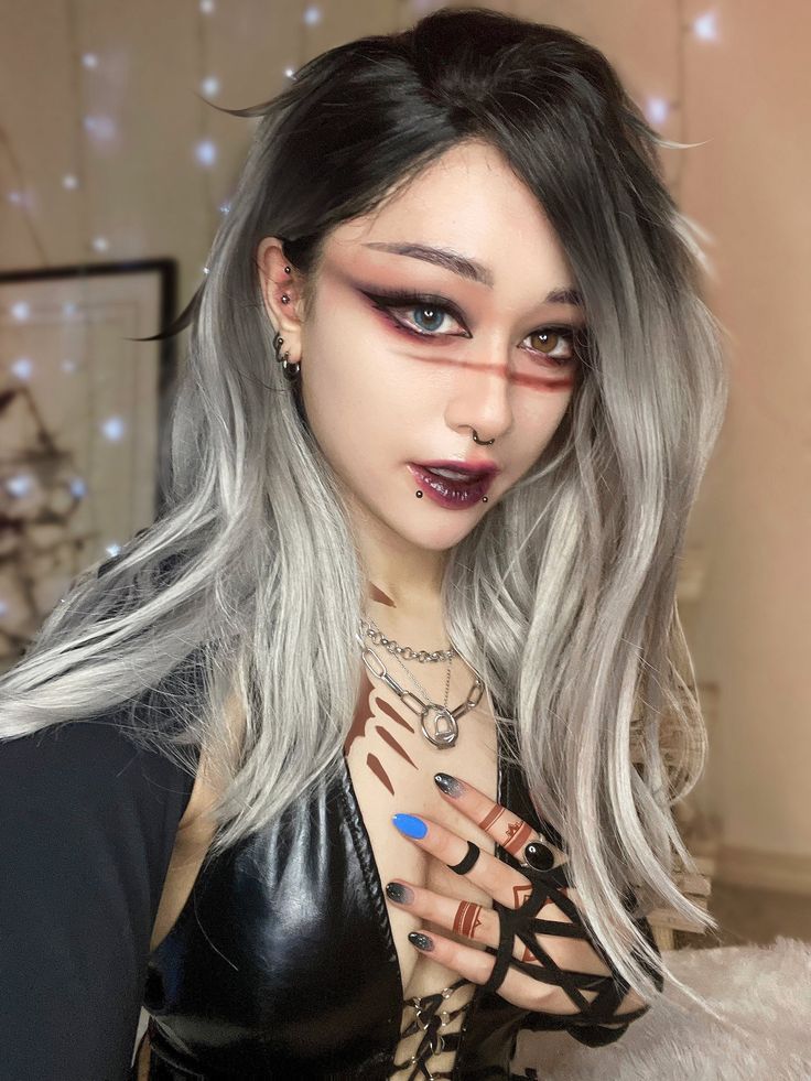 Fade Cosplay Valorant, Reyna Nails, Valorant Nails, Fade Cosplay, Hot Valorant, Reyna Cosplay, Fade Aesthetic, Love Valorant, Fade Valorant