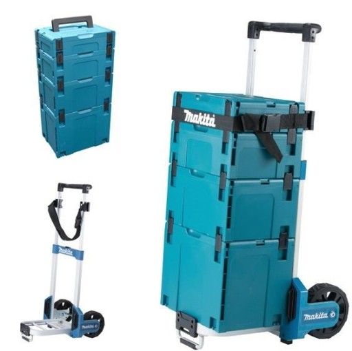 three different types of hand trucks with wheels