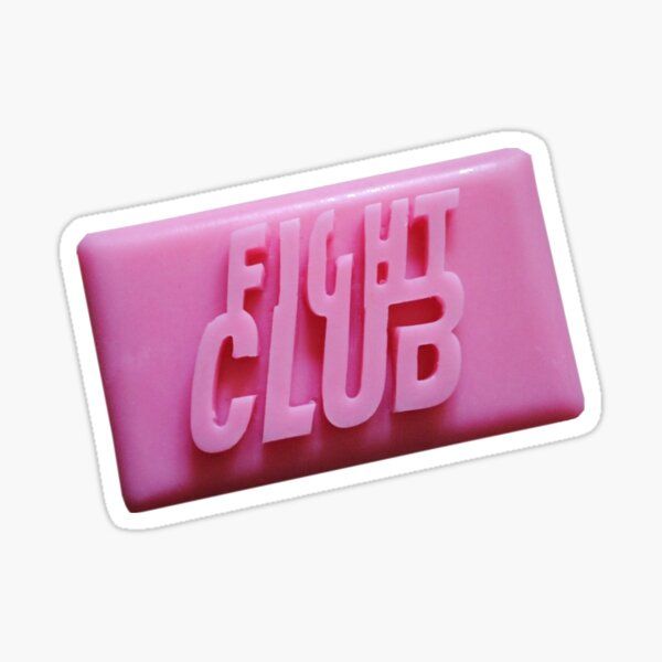 a pink sticker with the word club printed on it's bottom and letters below