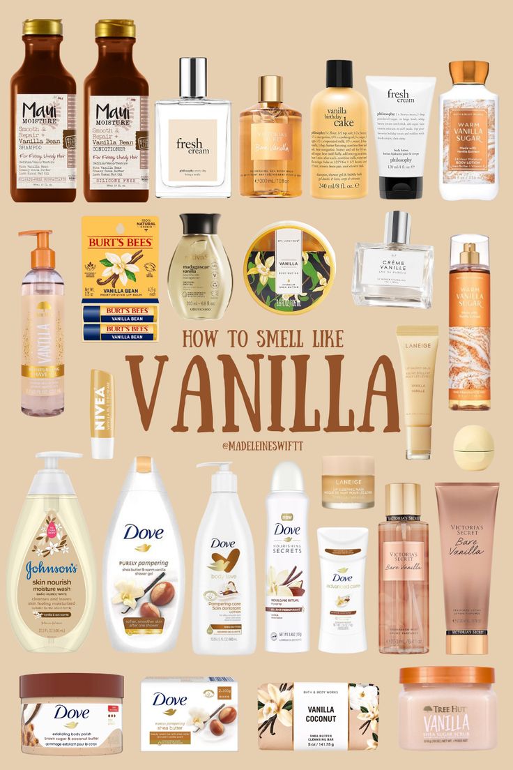 hello my pretties!! everything is linked under shop the look <333 ! vanilla + vanilla girl + body wash + hygiene + perfume + body lotion + body scrub + self care + body + care + skin + shower routine + lip balm + sugar scrub + body lotion + lip scrub + skincare + gifts + gift ideas + linked + amazon + amazon associate French Vanilla Body Wash, Body Hygiene Vanilla, Best Vanilla Body Lotion, Vanilla Lotion Aesthetic, Body Smells Vanilla, Best Vanilla Body Wash, Vanilla Body Products, Affordable Shower Routine, Vanilla Girl Shower Routine