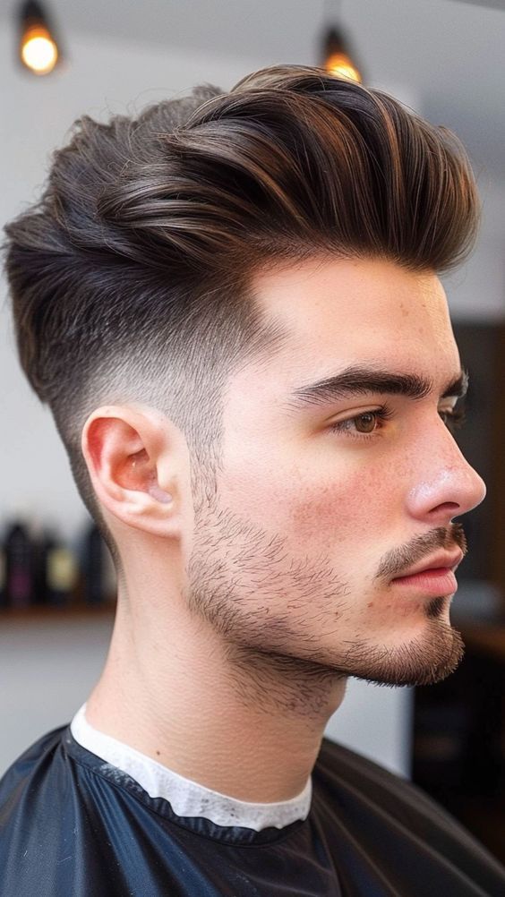 Haircut Square, Faded Haircut, Hairstyles Professional, Hairstyle Guide, Waves Hairstyle Men, Low Taper Fade Haircut, Mid Fade Haircut, Men Fade Haircut Short, Undercut Fade