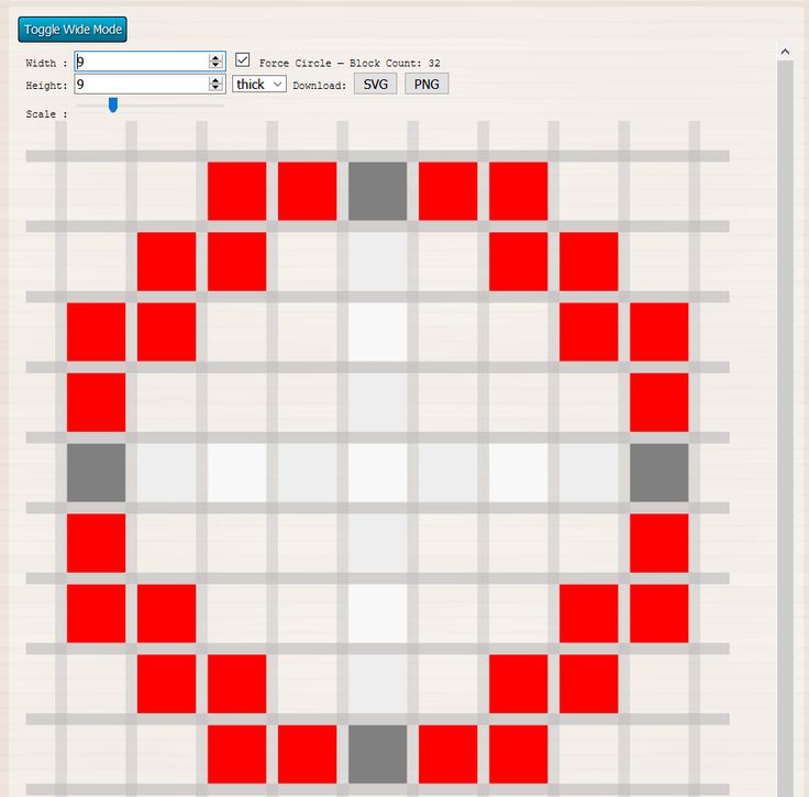 an image of a computer screen with red and gray squares