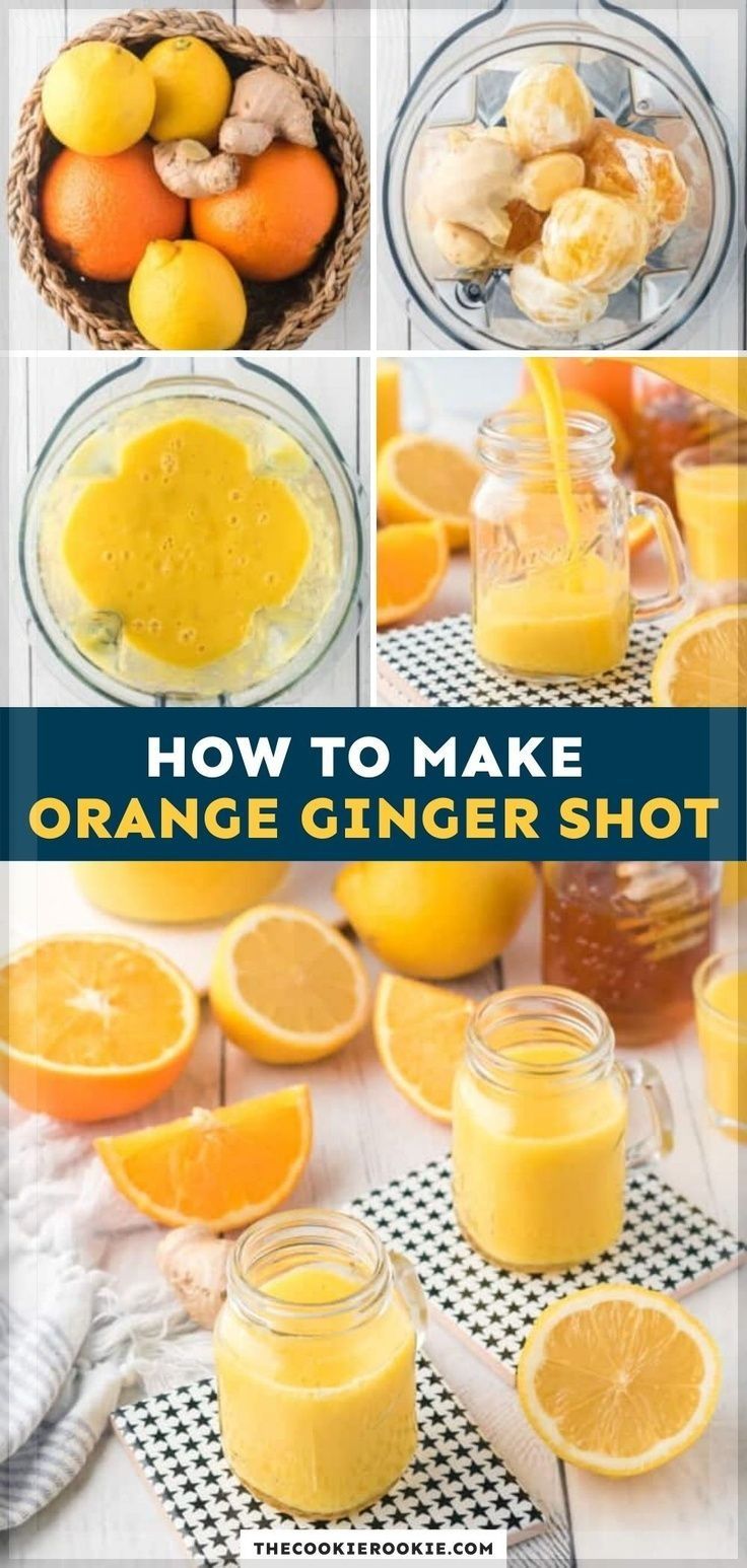 how to make orange ginger shot