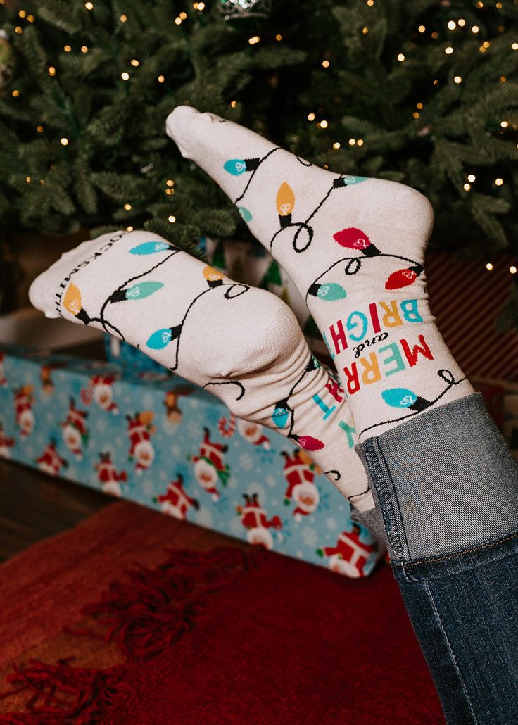 Xmas Socks, Socks Photography, Sock Puppets, Merry Bright Christmas, Holiday Socks, Socks Christmas, Branding Shoot, Rosie The Riveter, Bright Christmas