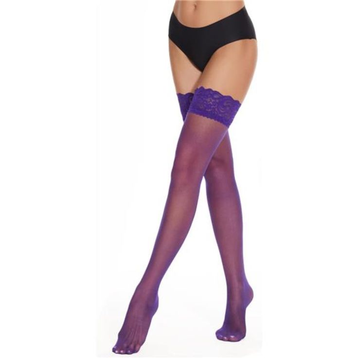 Product Details Fabric Type Nylon Care Instructions Hand Wash Only Pattern Solid About This Item Material: 95% Nylon, 5% Spandex, Made Of Sheer Fabrics Of Exceptional Quality And Delicate Floral Lace Top. A Grade Double Silicone Skin-Friendly Breathable Anti-Skip Silicone. Elegance And Comfort: With The Romantic, Feminine Decorative Lace And The Slightly Reinfor Purple Stretch Hosiery For Party, Stretch Purple Hosiery For Party, Stretch Purple Hosiery, Sheer Stretch Knee-high Legwear, Purple Tight Thigh High Hosiery, Purple Thigh High Tight Hosiery, Purple Tight Tights For Party, Tight Purple Tights For Party, Stretch Purple Legwear