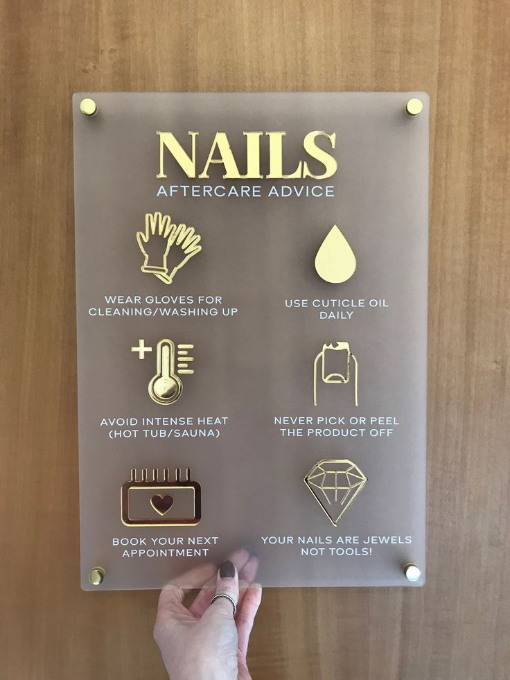 Nail Aftercare, Spa Sign, Beauty Sign, Dark Text, Nail Room Ideas, Nail Salon Interior Design, Nail Salon Interior, Beauty Room Salon, Nail Station