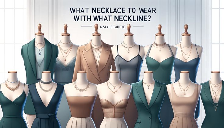 What Necklace to Wear with What Neckline? A Style Guide Necklace Dress Guide, Necklace Neckline Guide, Jewelry To Wear With Different Necklines, V Neck Necklace Guide, Necklace For V Neck Dress, V Neck Necklace, Neckline Guide, Office Wear Outfit, Necklace Guide