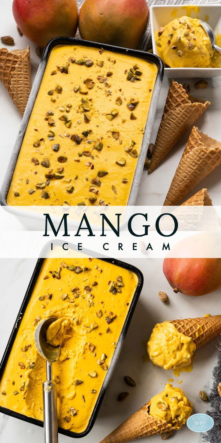 mango pistachio cardamom ice cream Unbound Wellness, Paleo Ice Cream, Aip Desserts, Mango Ice Cream, Cake Mug, Dairy Free Ice Cream, Ice Cream Popsicles, Vegan Ice Cream, An Ice Cream