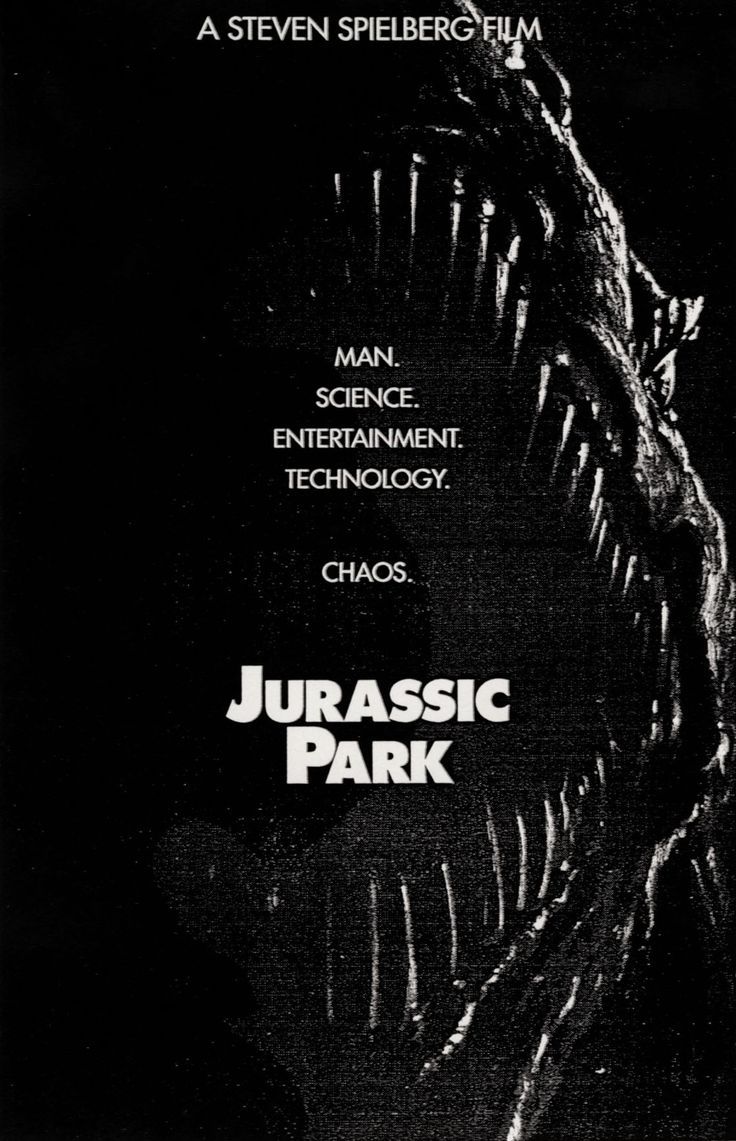 a movie poster for the film jurassic park