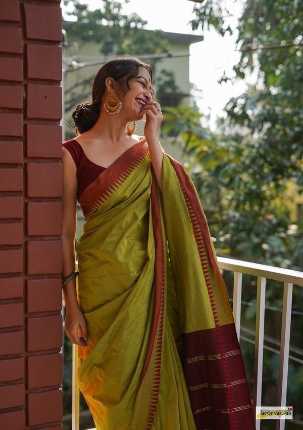 Amrapali Boutique, Maharashtrian Saree, Digital Print Saree, Saree Wearing Styles, Cotton Saree Blouse, Simple Saree Designs, Indian Sari Dress, Cotton Saree Designs, Saree Poses