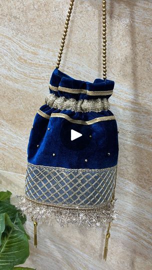 Dress Kurti, Gold Bangles For Women, Potli Bag, Ethnic Bag, Bag Sewing, Potli Bags, Instagram Diy, Diy Bag, Gold Bangles