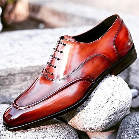 Handmade leather oxford casual dress shoes sold by Unique Handmade Leather Shoes . Shop more products from Unique Handmade Leather Shoes on Storenvy, the home of independent small businesses all over the world. Quality Leather Boots, Leather Shoes For Men, Alligator Shoes, Crocodile Shoes, Custom Design Shoes, Bespoke Shoes, Mens Fashion Smart, Handmade Leather Shoes, Casual Dress Shoes