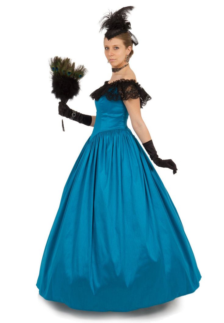 Be the center of attention at your next event donning this striking Victorian styled gown! Beautiful gown has a fitted slightly dropped waist bodice with a V-shaped waistline in the center front and back. Truly flattering! French Alencon re-embroidered lace is ruffled around the shoulder and neckline. Full skirt is gathered at the waist. Dry clean. Poly dupioni. Designed and made proudly by Recollections in America! Formal Ball Gown With Sweetheart Neckline And Lined Bodice, Formal Gown With Pleated Fitted Bodice, Elegant Full Length Gown With Fitted Bodice, Fitted Ball Gown With Ruched Bodice And Sweetheart Neckline, Elegant Ball Gown With Lined And Fitted Bodice, Classic Formal Gown With Pleated Bodice, Gala Ball Gown With Corset Back And Fitted Bodice, Gala Ball Gown Evening Dress With Fitted Bodice, Fitted Bodice Ball Gown With Corset Back For Gala