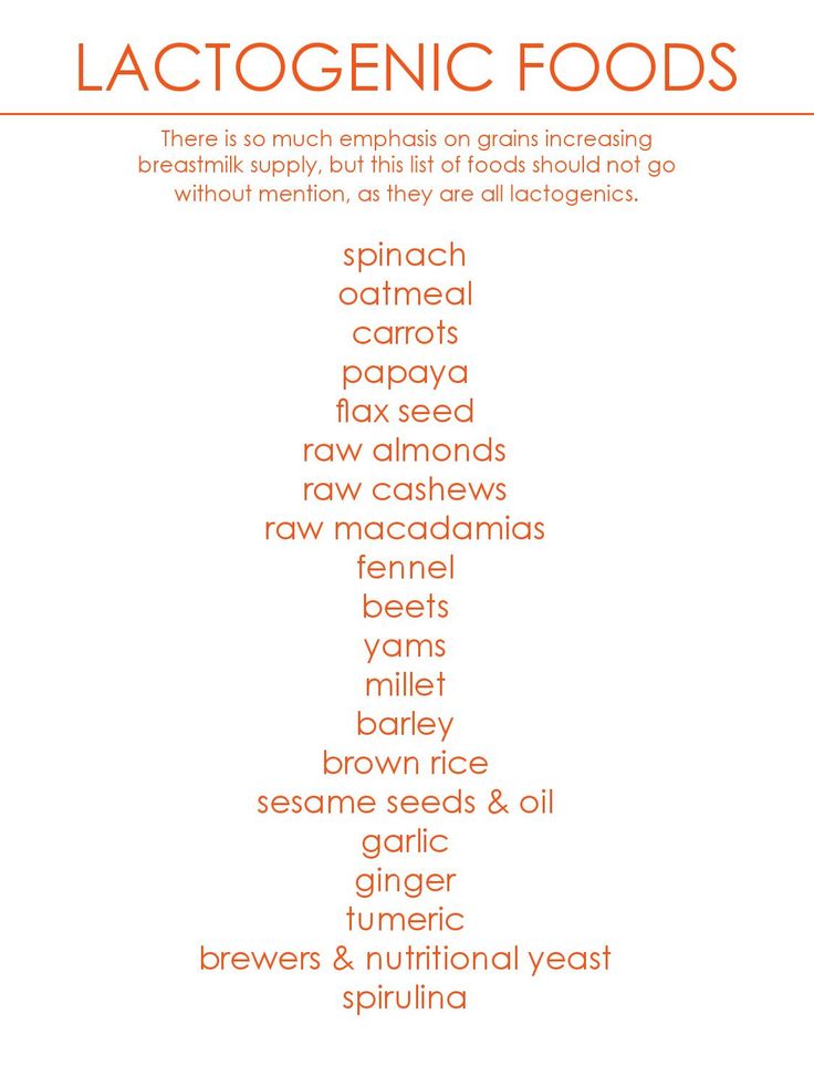 a poster with the words lactogenic foods on it