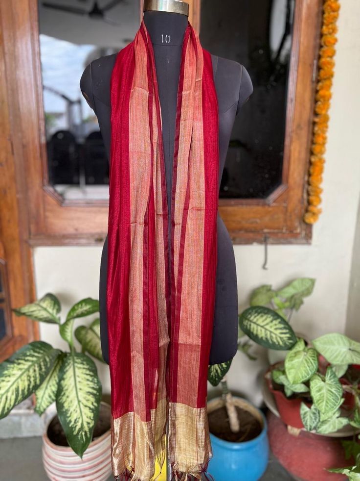 This beautifully crafted high quality men's dupatta for Sherwani and kurtas will surely enhance the look of the outfit. This men's ethnic dupatta/stole has been designed keeping in mind the latest and upcoming trends in fashion industry. Ideal wear for festivities, weddings, special occasions, puja functions, cermonies etc. Colour:Beige and red , Fabric:Cotton Silk Package includes only 1 Dupatta. Great for gifting to people of all ages as one size is perfect for all. Description The man who dra Traditional Silk Kurta With Sheer Dupatta, Traditional Cotton Silk Churidar With Sheer Dupatta, Traditional Wear With Sheer Dupatta, Transitional Raw Silk Kurta With Dupatta, Traditional Drape Churidar With Cutdana For Diwali, Traditional Raw Silk Kurta With Sheer Dupatta, Traditional Chanderi Kurta With Sheer Dupatta, Traditional Raw Silk Churidar With Sheer Dupatta, Raw Silk Churidar With Sheer Dupatta And Traditional Drape