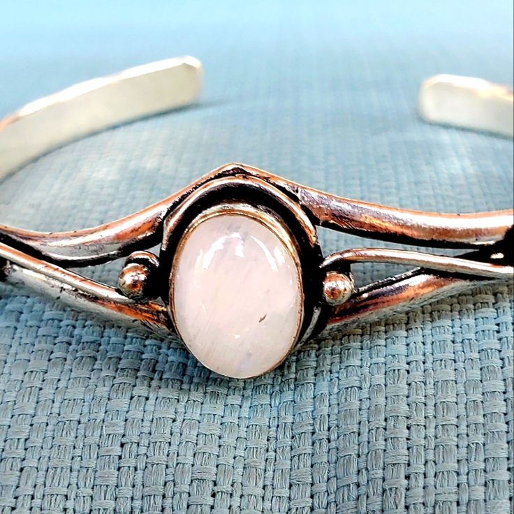 Brand New Handmade Ethnic Rainbow Moonstone Silver Cuff Bracelet. Adjustable White Bohemian Cuff Bracelet, Bohemian Adjustable Gemstone Cuff Bracelet, Bohemian Moonstone Bracelet, Handmade Moonstone Cuff Bracelet Bangle, Adjustable White Gemstone Cuff Bracelet, Adjustable Moonstone Bohemian Cuff Bracelet, White Moonstone Bohemian Bracelets, Adjustable Bohemian Moonstone Bracelet, Bohemian White Moonstone Bracelets