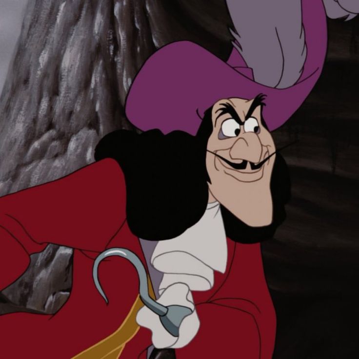 an animated character in a red coat and purple hat is holding a large metal object