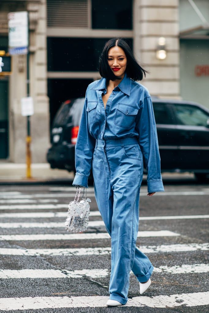 Looks Jeans, New York Fashion Week Street Style, All Jeans, Trendy Swimwear, Womens Fashion Edgy, Denim Details, Fashion Week Street Style, Denim Outfit, Latest Fashion For Women