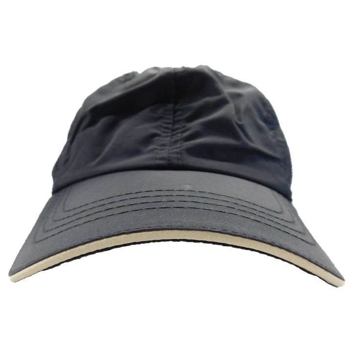 Lightweight performance fabric baseball cap. Unstructured Supplex® nylon. Contrast sandwiched bill. 2.5" wide bill with stitching detail. Easytape backstrap. Coolmax® sweatband. One size. 100% nylon. COOLMAX® fabrics help you optimize your performance and keep you cool and dry during workouts, sports or leisure. Sports Workout, Navy And Khaki, Classic Hats, Timeless Classic Style, Quality Hats, Men's Hats, Black Khakis, Wearing Clothes, Performance Fabric