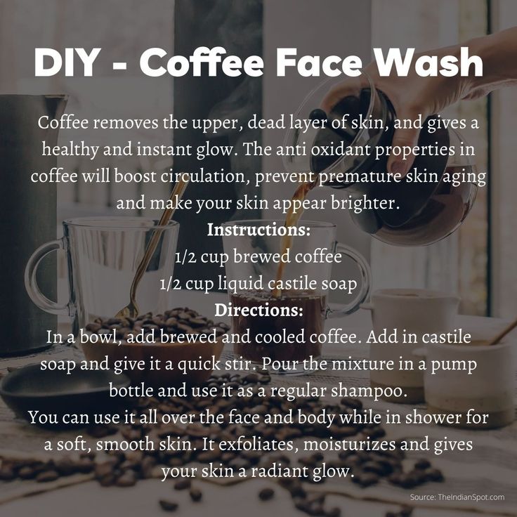 Coffee Face Wash, Body Wash Recipe, Diy Face Wash, Coffee Facial, Liquid Castile Soap, Diy Beauty Tips, Natural Things, Castile Soap, Sugar Scrubs