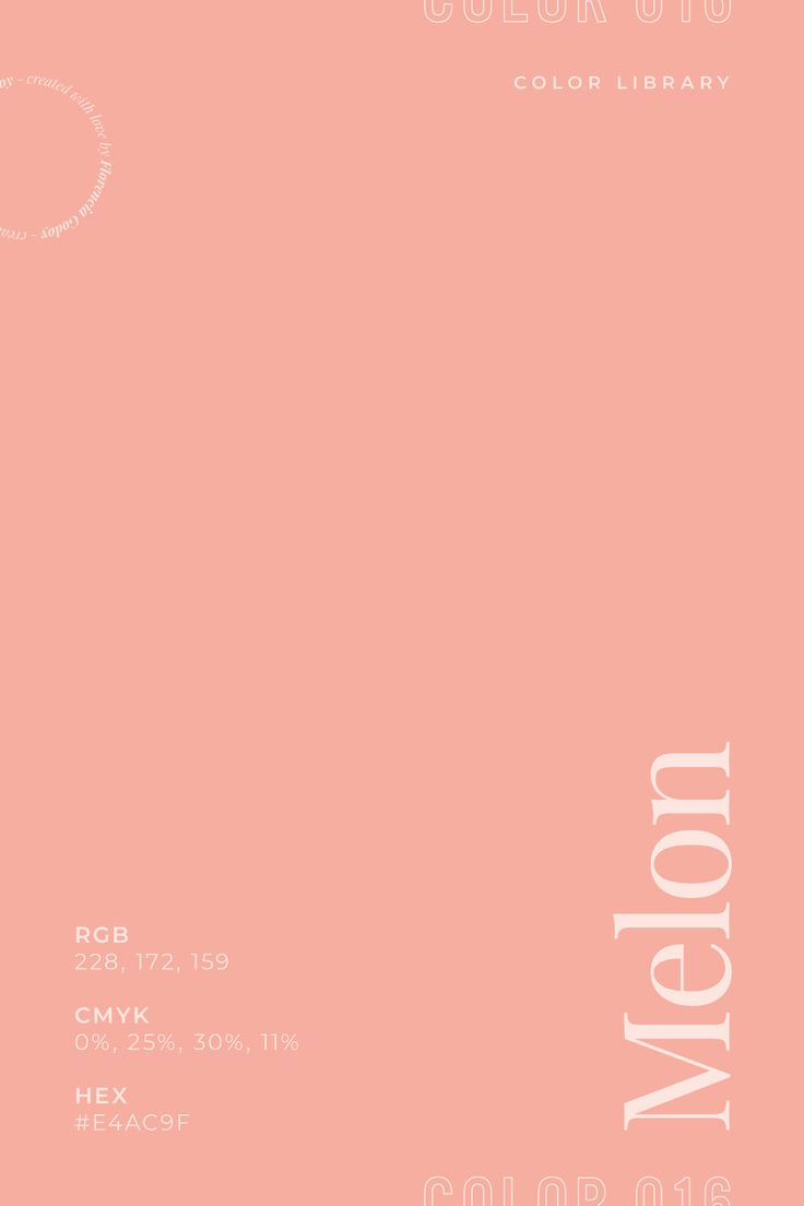 a pink poster with the words colorato in white on it and an orange background