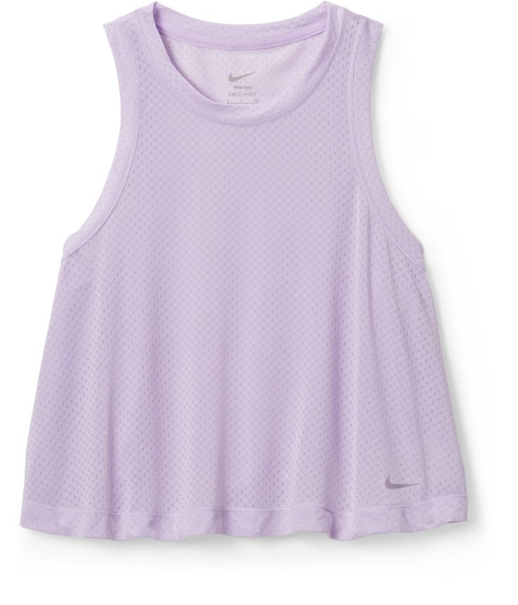 Up for a workout or down to chill  the women's Nike One Classic tank top is ready for whatever with its easy-fitting style and sweat-wicking tech that help you feel confident  comfortable and dry. Nike Sweat-resistant Athleisure Activewear, Nike Go-dry Sportswear Activewear, Breathable Sports Tops For Summer, Summer Gym Top With Mesh Back, Summer Gym Tops With Mesh Back, Mesh Back Tops For Gym In Summer, Sporty Summer Tops With Mesh Back, Breathable Athletic Fit Racerback Top, Breathable Racerback Tops For Light Exercise