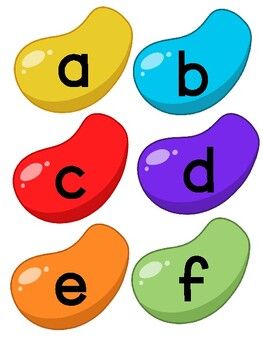 an image of colorful rocks with letters in the middle and one on each side to spell them out