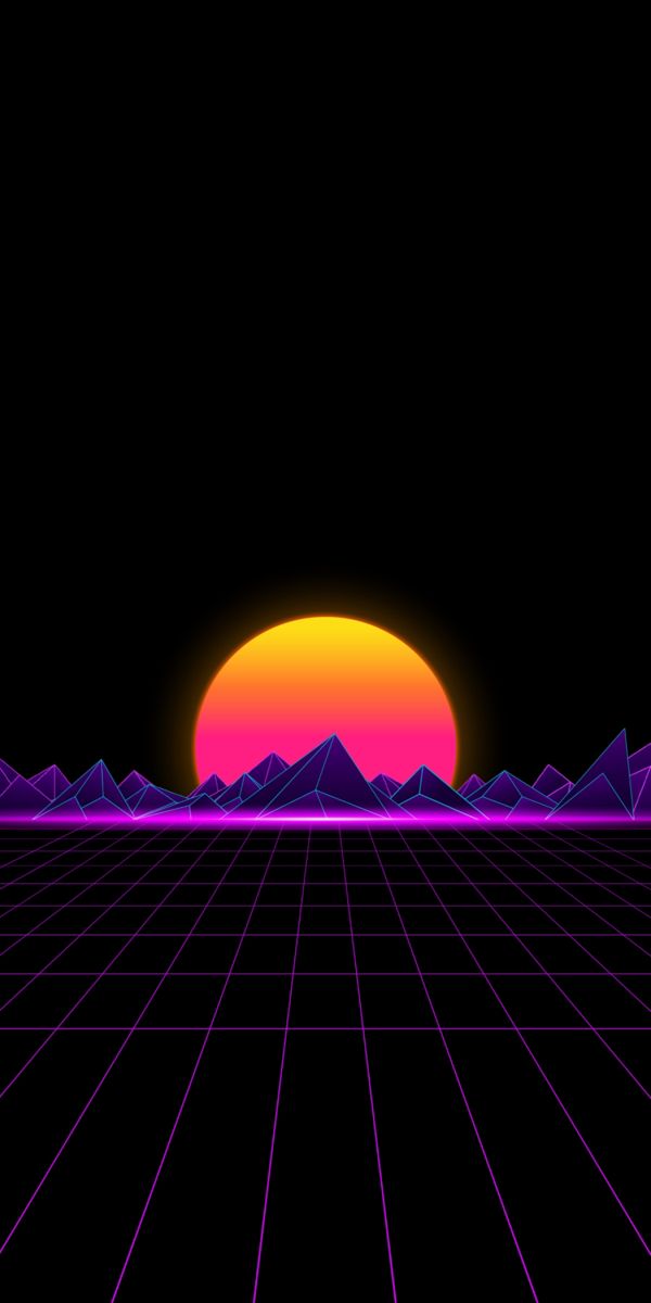 the sun is setting over some mountains in an old school style computer game screen shot