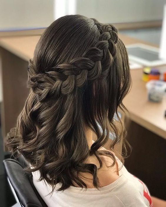 Quince Hair, Event Hairstyles, Traditional Hairstyle, Quince Hairstyles, Open Hairstyles, Kdrama Quotes, Hairdos For Short Hair, Peinados Fáciles Para Cabello Corto, Front Hair Styles