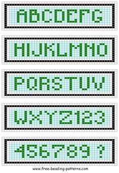 the pixel font and numbers are made up of pixels, which can be used to make letters