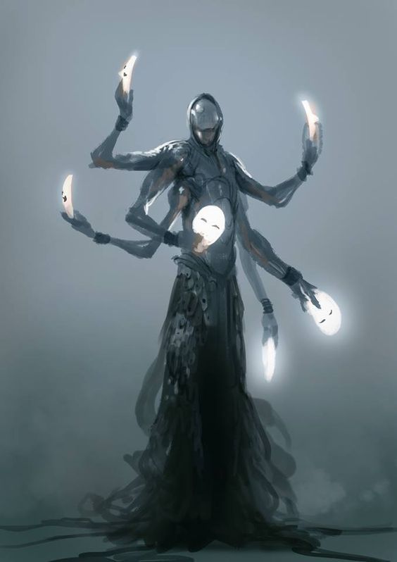 an image of a woman holding torches in her hands