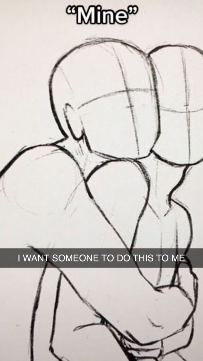 a drawing of two people hugging each other with the caption, i want someone to do this to me