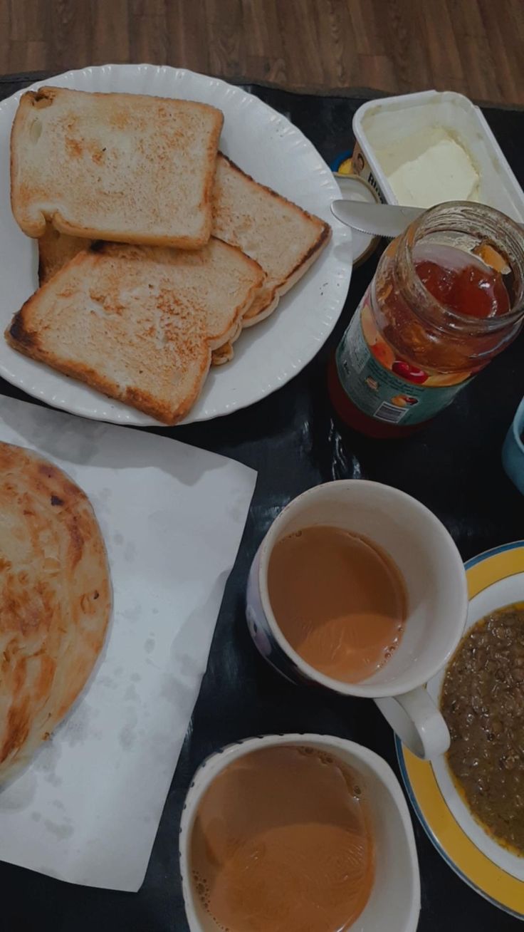 the meal is prepared and ready to be eaten on the table for people to eat